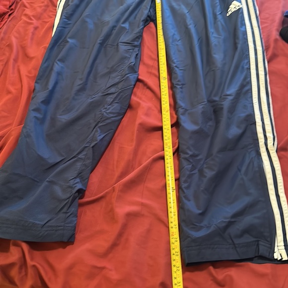 Men’s 2XL Navy with white stripes adidas running pants - Picture 13 of 14